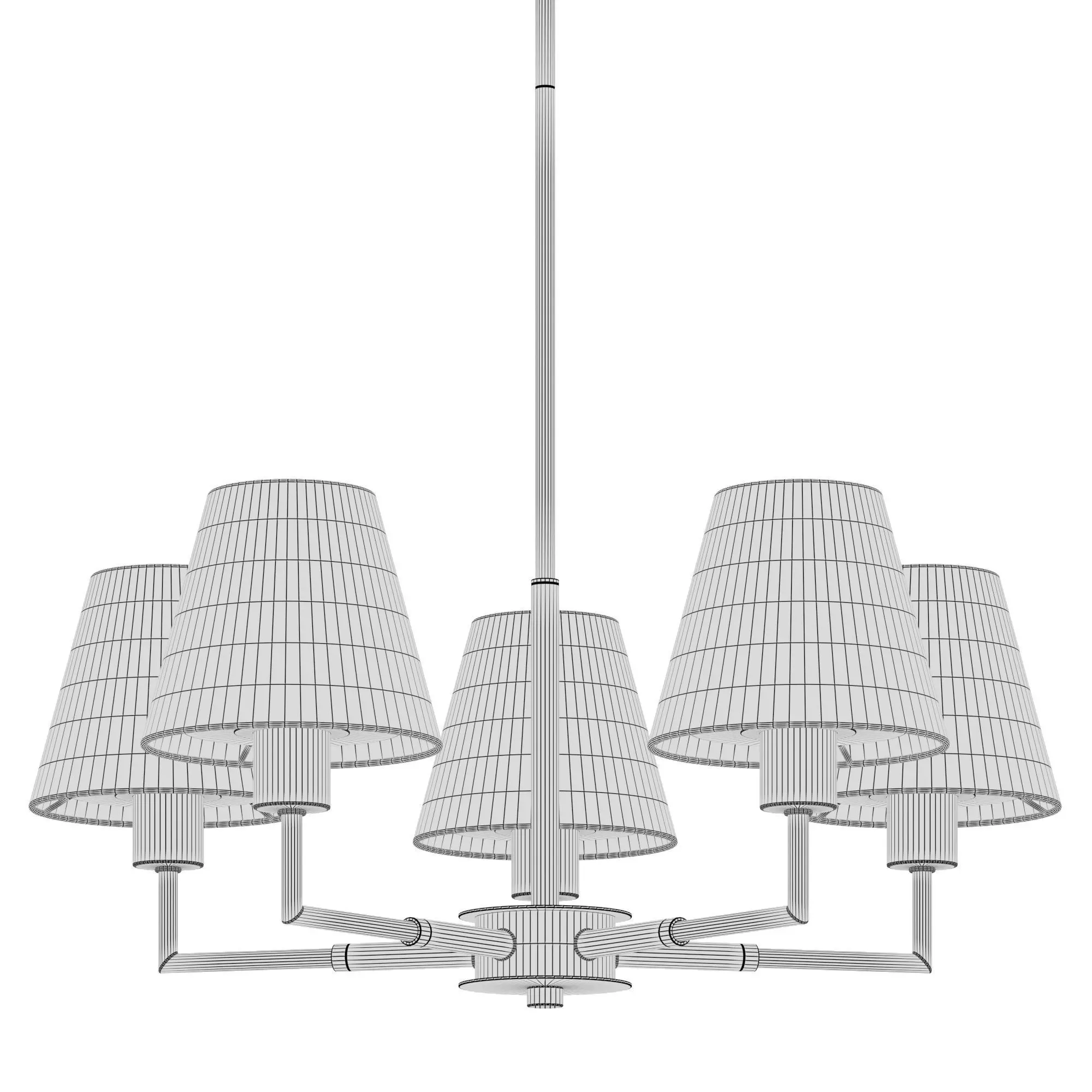Z-lite Leila 744-26R Pendant Light 3D model_7