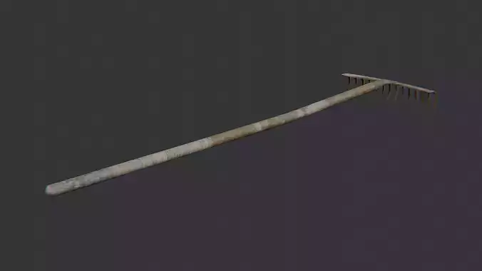 Bow Rake Garden Tool with Wooden Handle