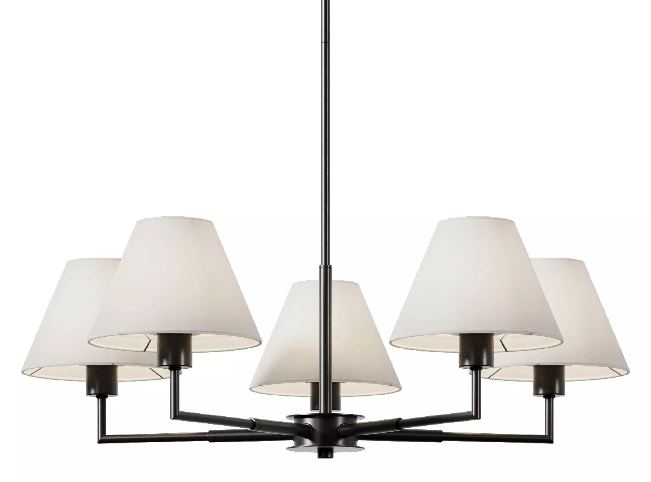 Z-lite Leila 744-34R Pendant Light 3D model_0