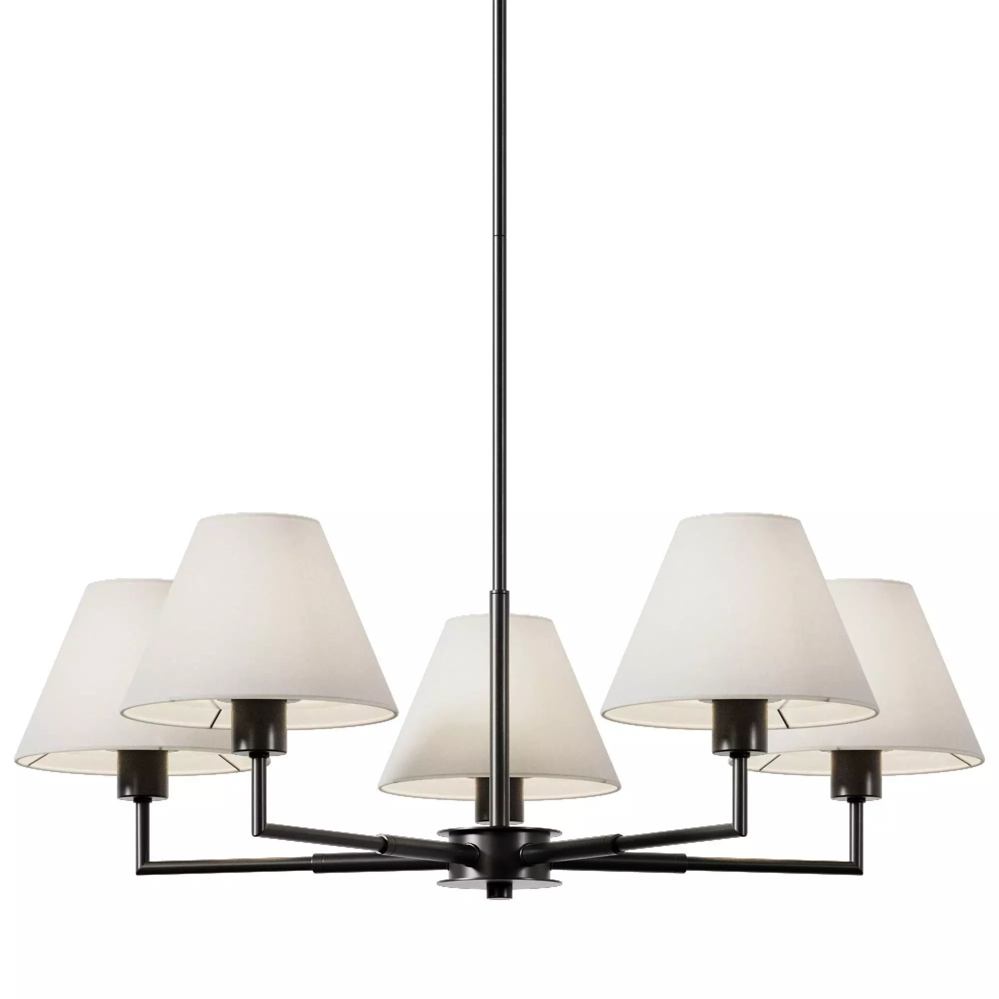Z-lite Leila 744-34R Pendant Light 3D model_1