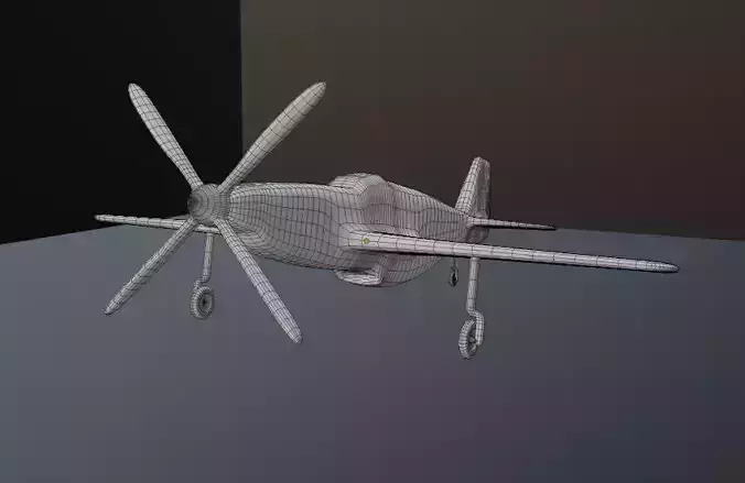 P-51 Mustang- propeller plane 