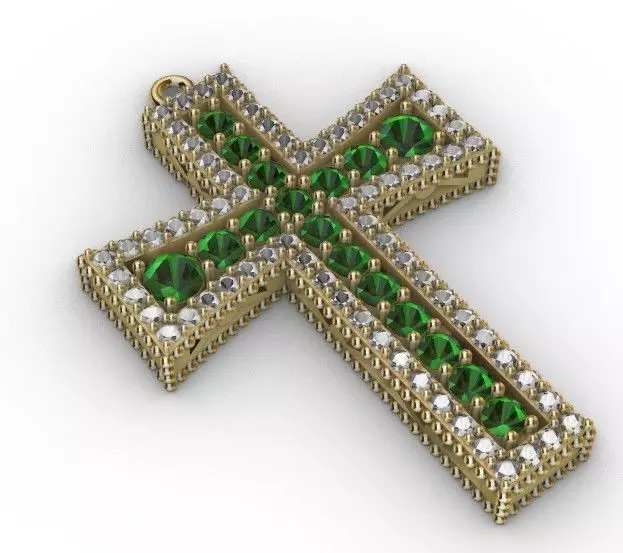 Colgante cruz 3D print model