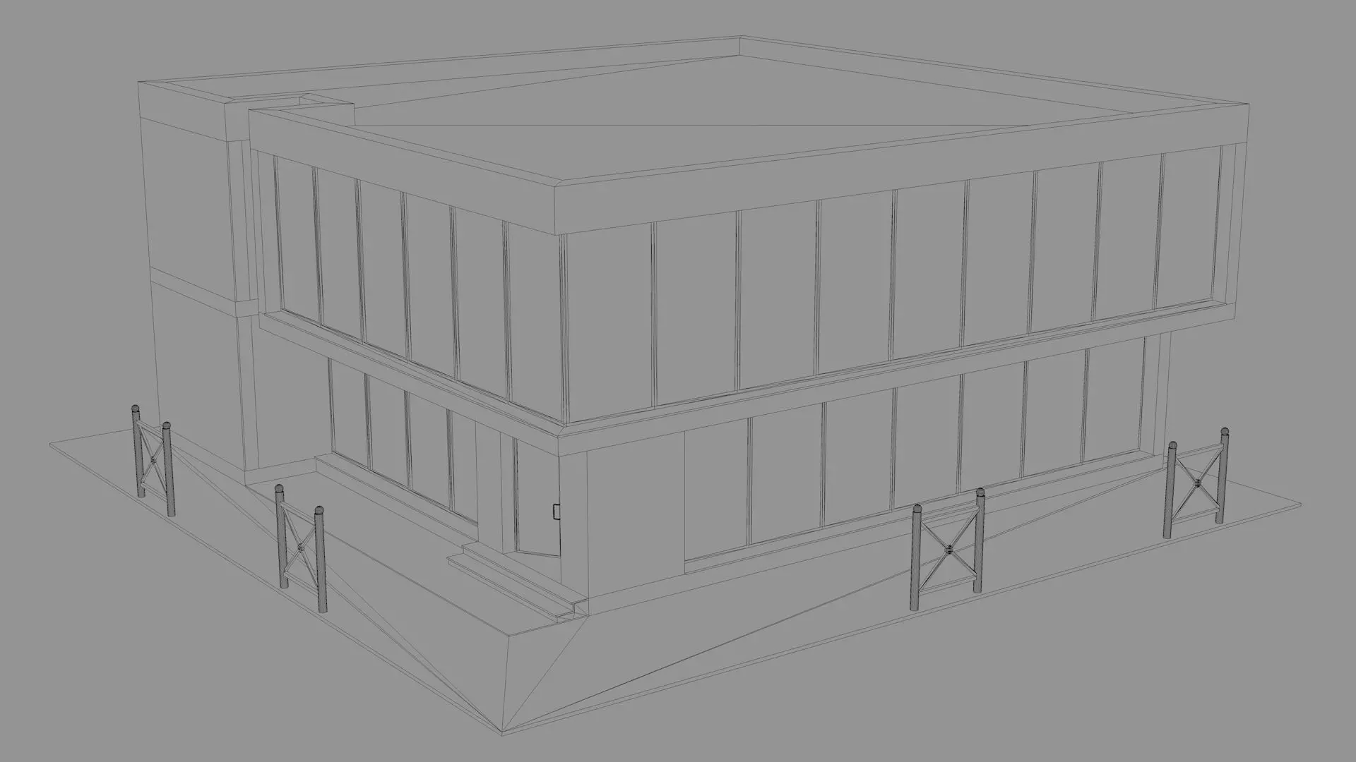 Furniture Store Low-poly 3D model_12