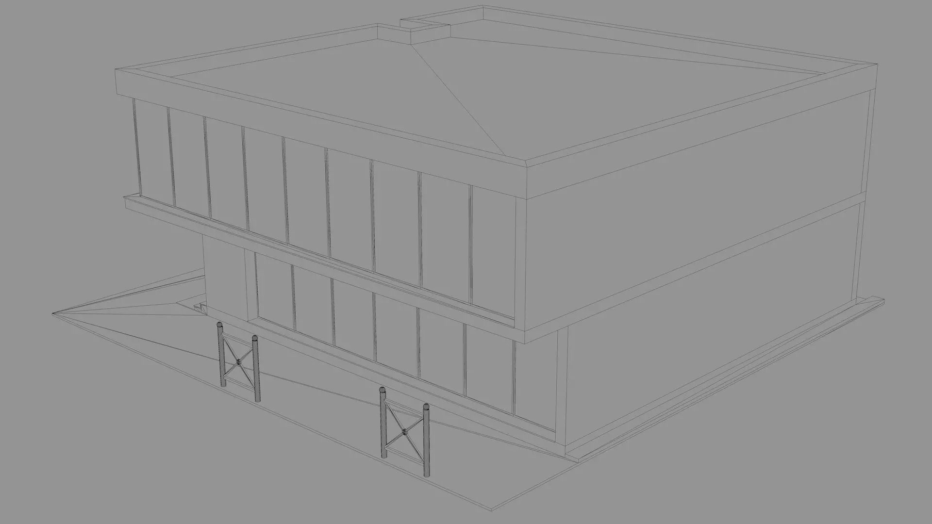 Furniture Store Low-poly 3D model_13