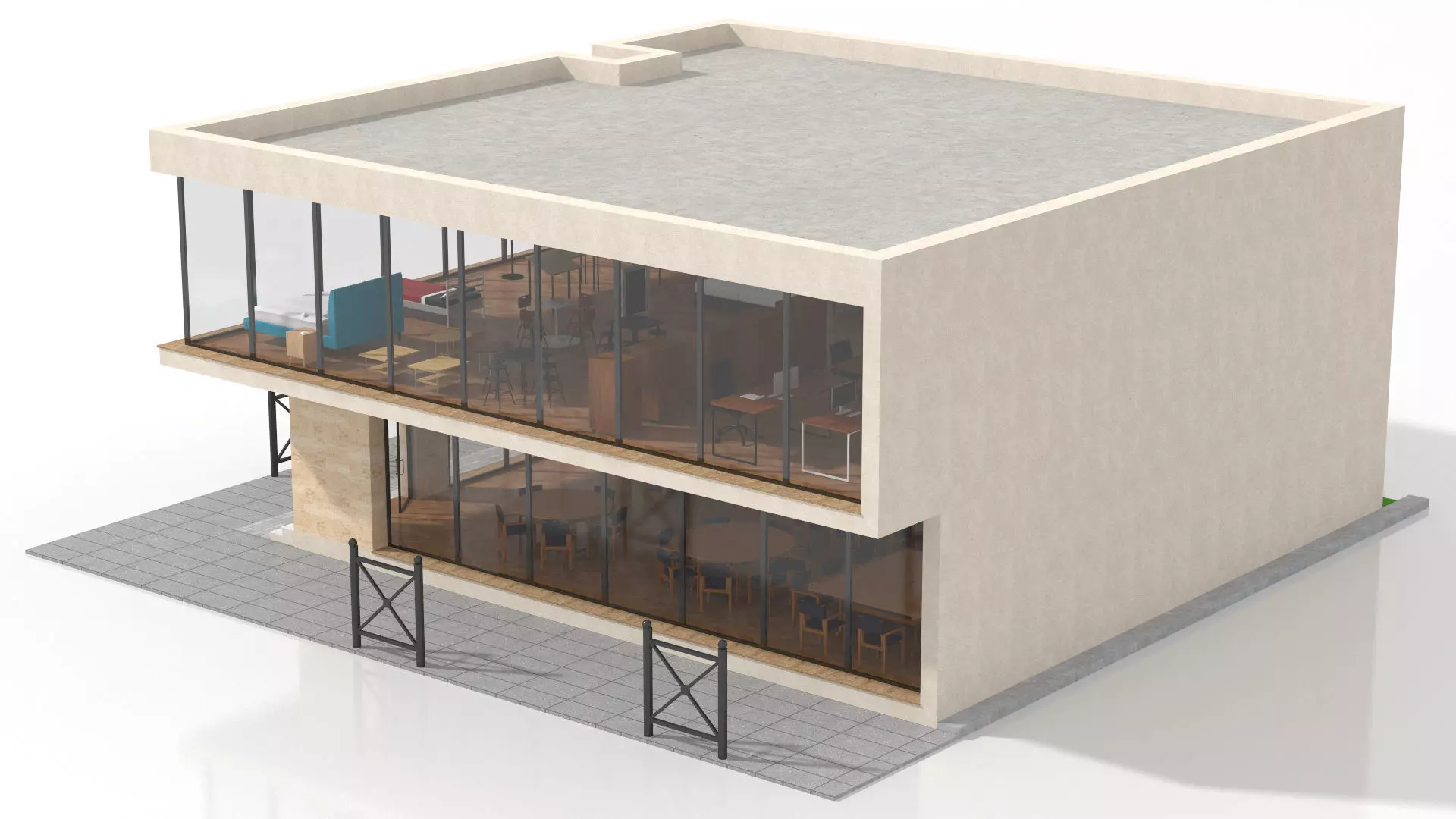 Furniture Store Low-poly 3D model_4