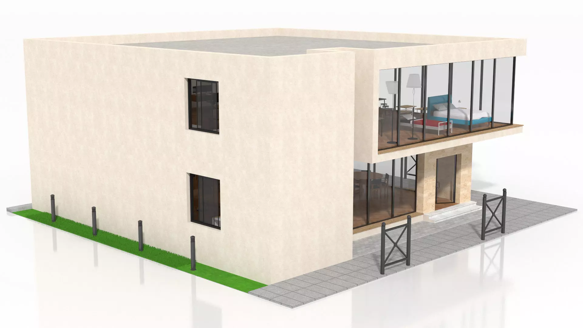 Furniture Store Low-poly 3D model_7