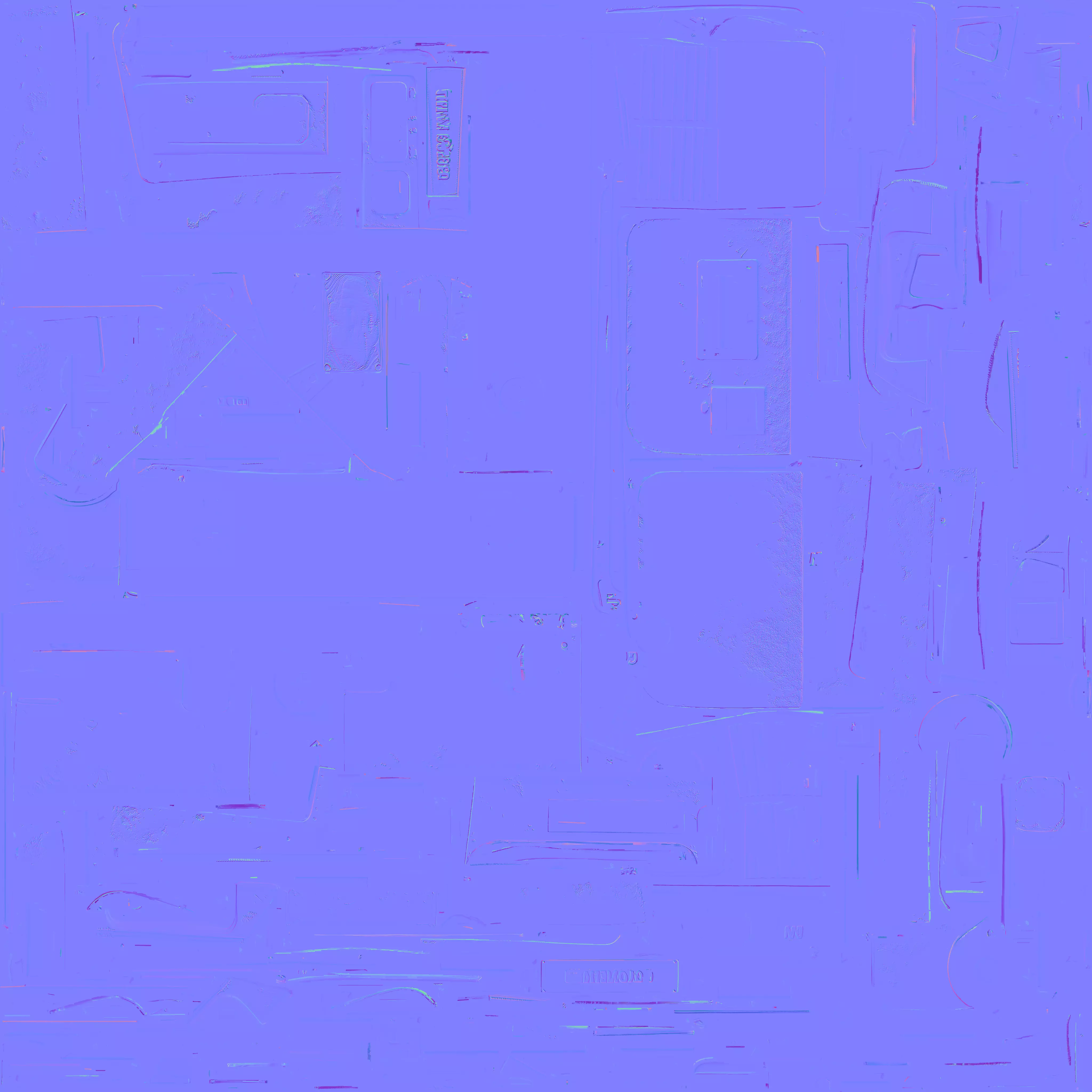 Worn Portable Generator 3D Model Survival Power Source Low-poly 3D model_3