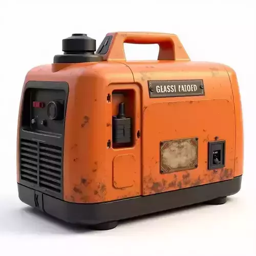 Worn Portable Generator 3D Model Survival Power Source Low-poly 3D model