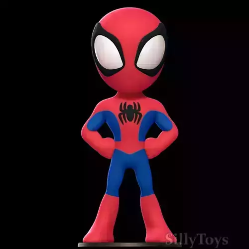 Spidey - Spidey and His Amazing Friends 3D print model Spidey - Spidey and His Amazing Friends 3D print model
