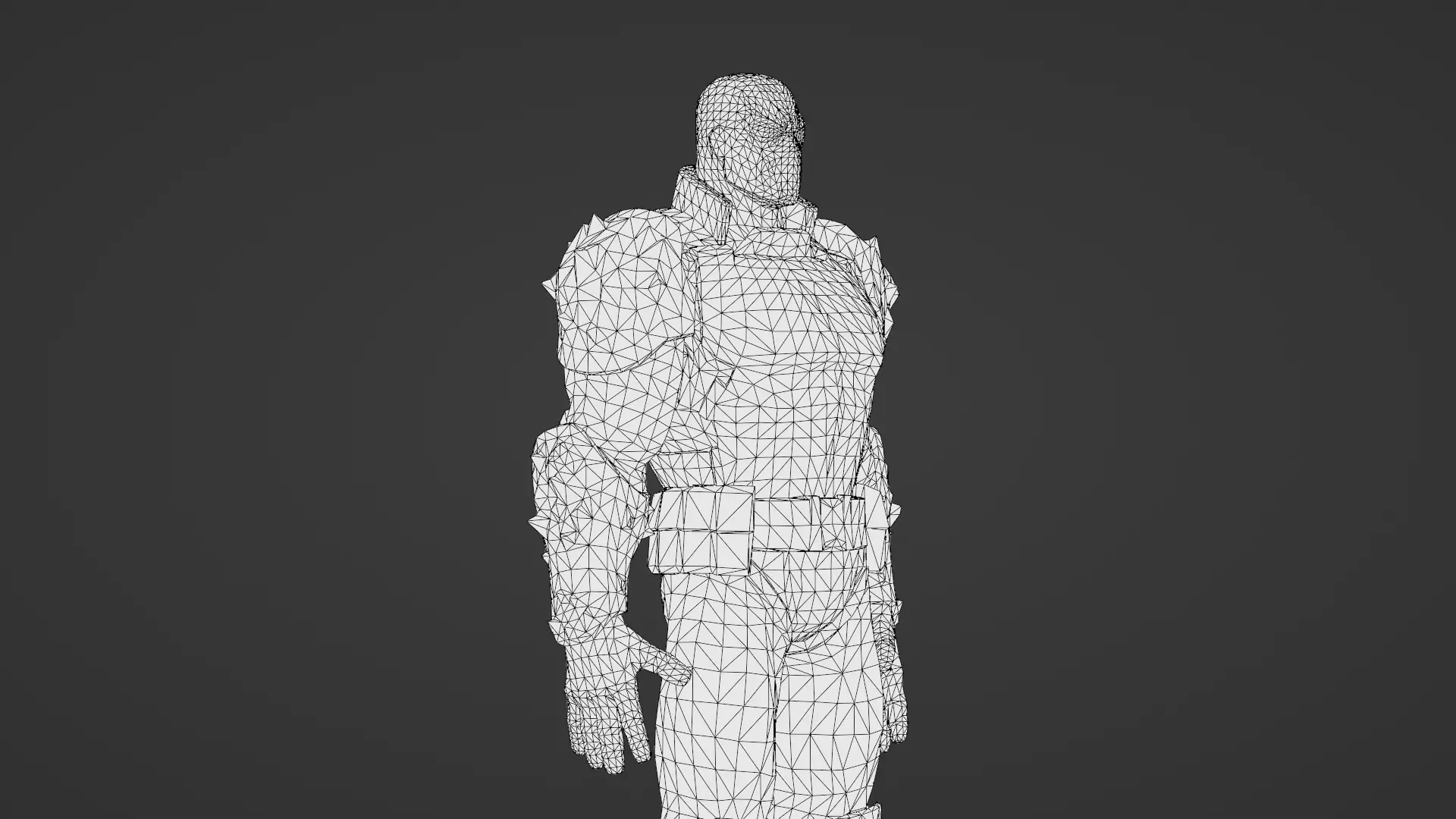Agent Venom 3D Model High-Quality Game-Ready Rigged Low-poly 3D model_24