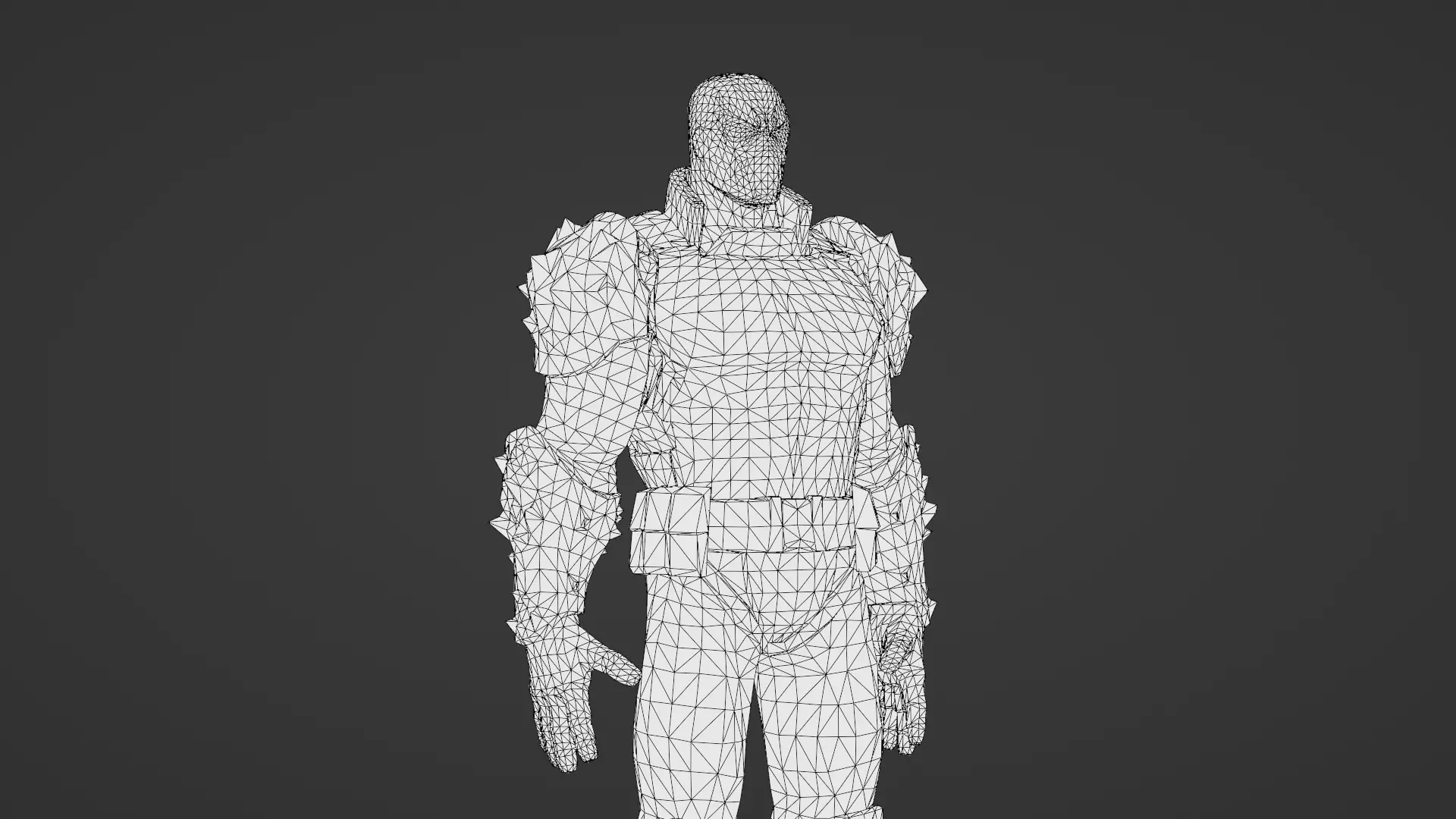 Agent Venom 3D Model High-Quality Game-Ready Rigged Low-poly 3D model_34