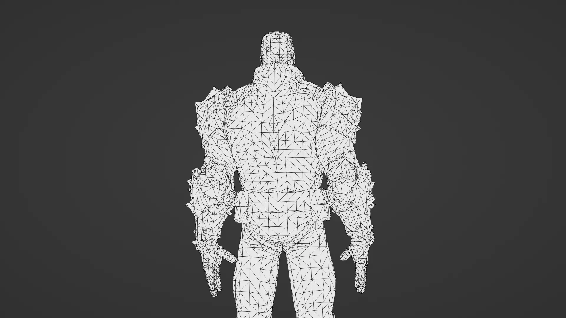 Agent Venom 3D Model High-Quality Game-Ready Rigged Low-poly 3D model_26