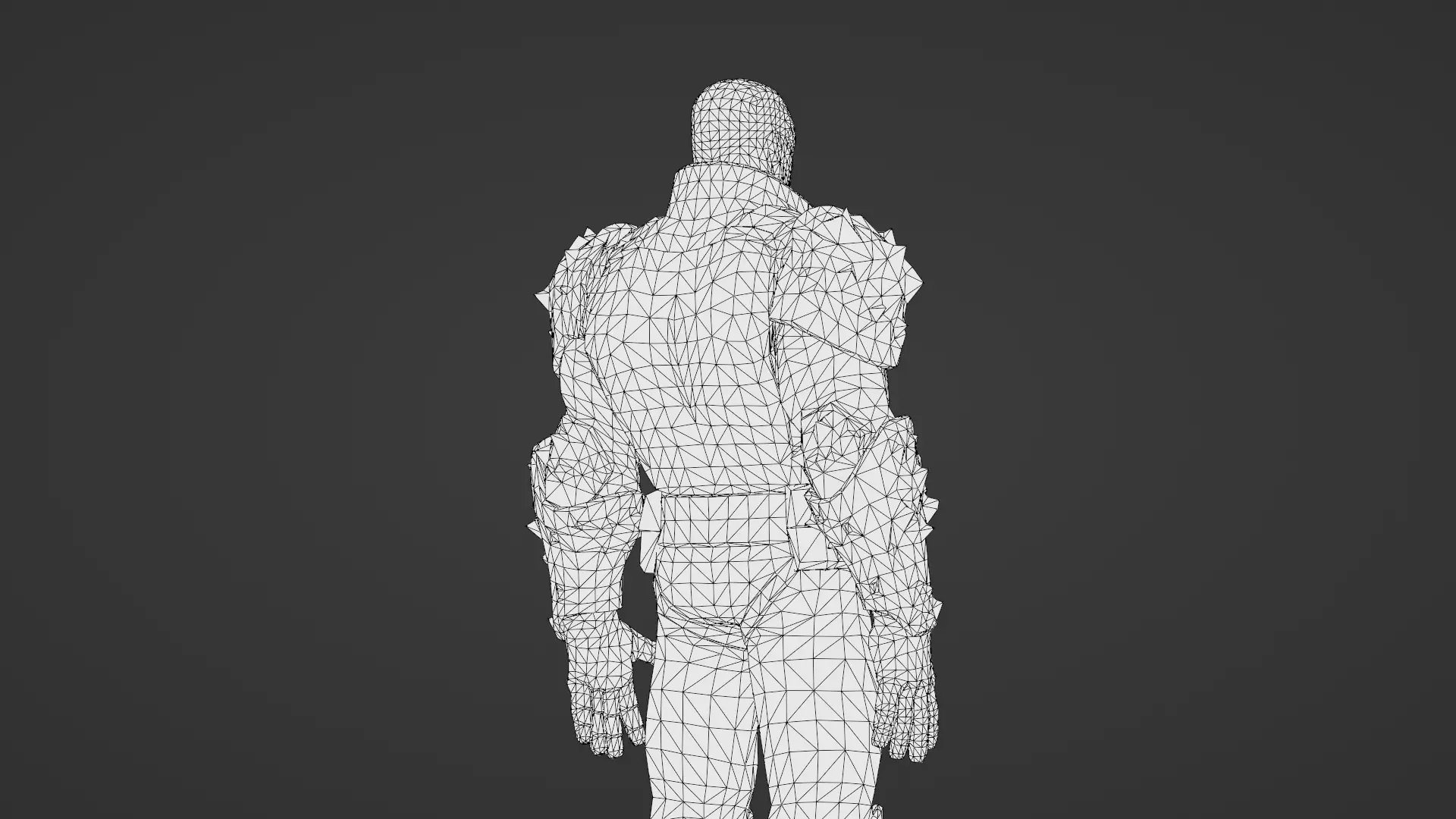 Agent Venom 3D Model High-Quality Game-Ready Rigged Low-poly 3D model_27