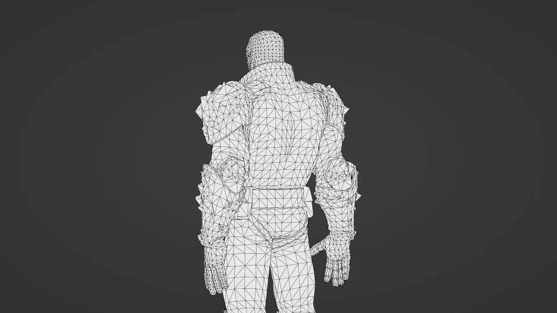 Agent Venom 3D Model High-Quality Game-Ready Rigged Low-poly 3D model_25