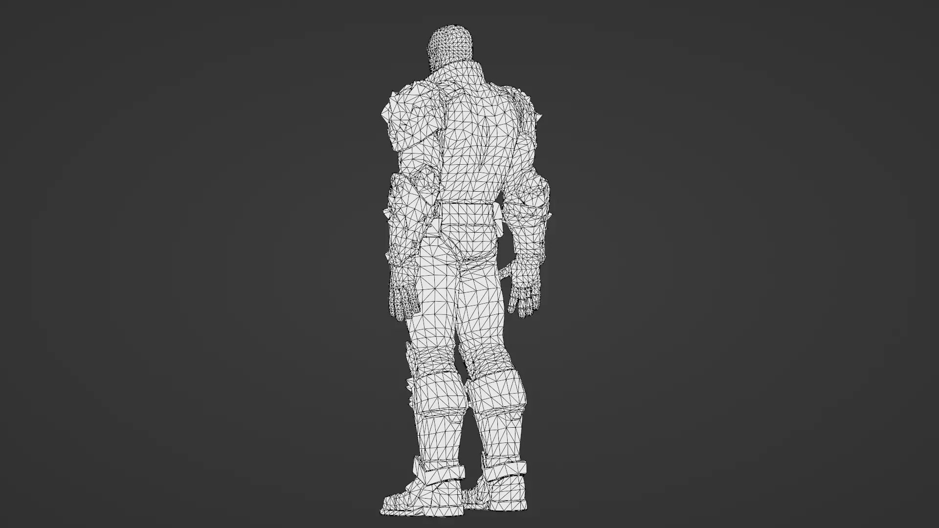 Agent Venom 3D Model High-Quality Game-Ready Rigged Low-poly 3D model_30