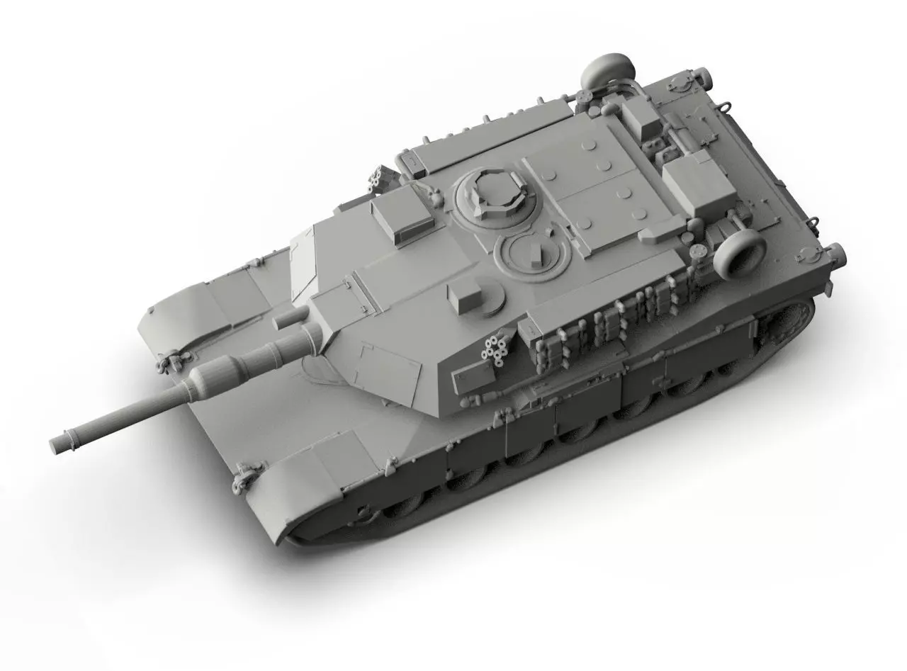 M1A1 Abrams 3D print model_19