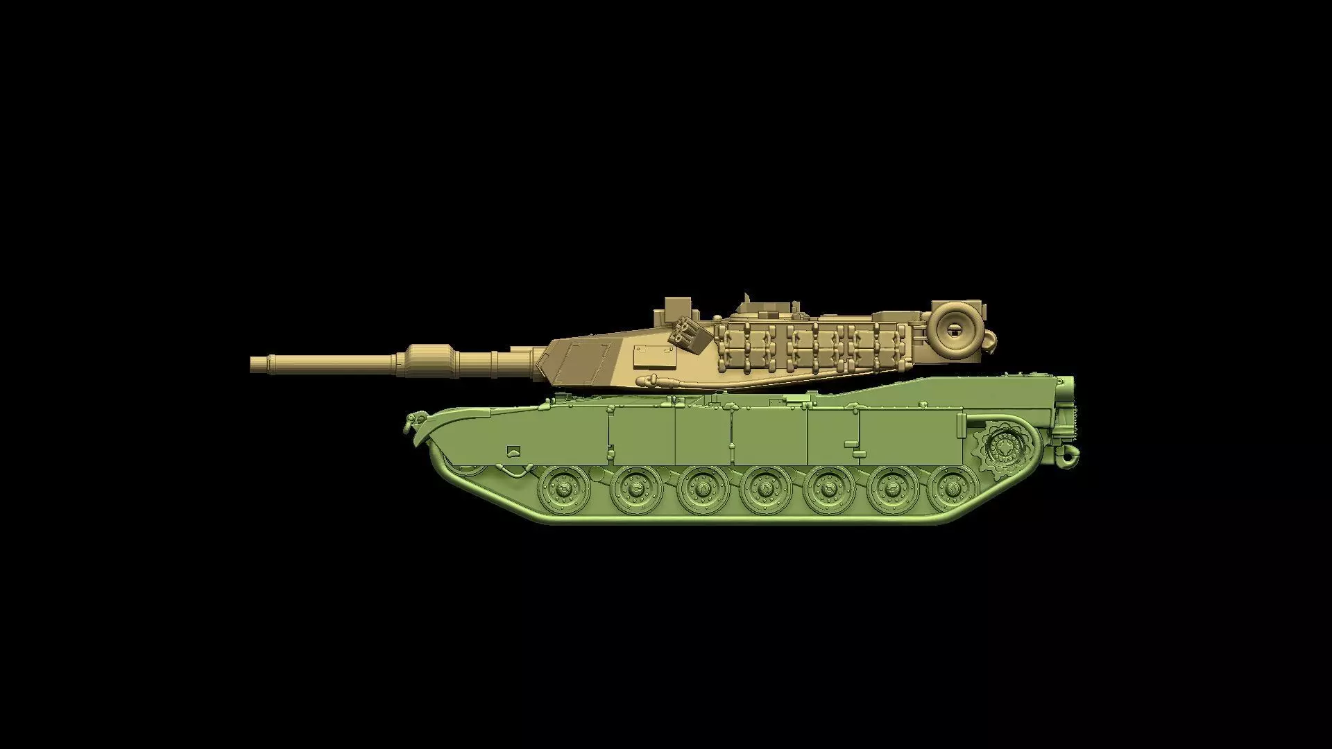 M1A1 Abrams 3D print model_21