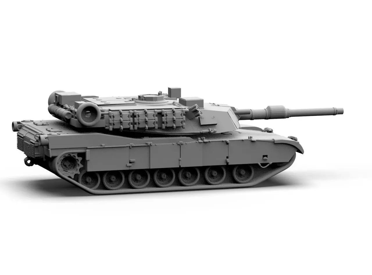 M1A1 Abrams 3D print model_7