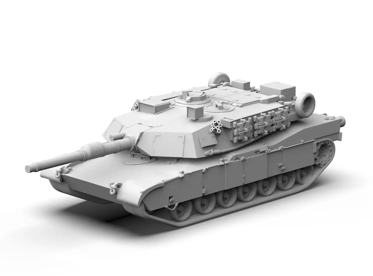 M1A1 Abrams 3D print model_12