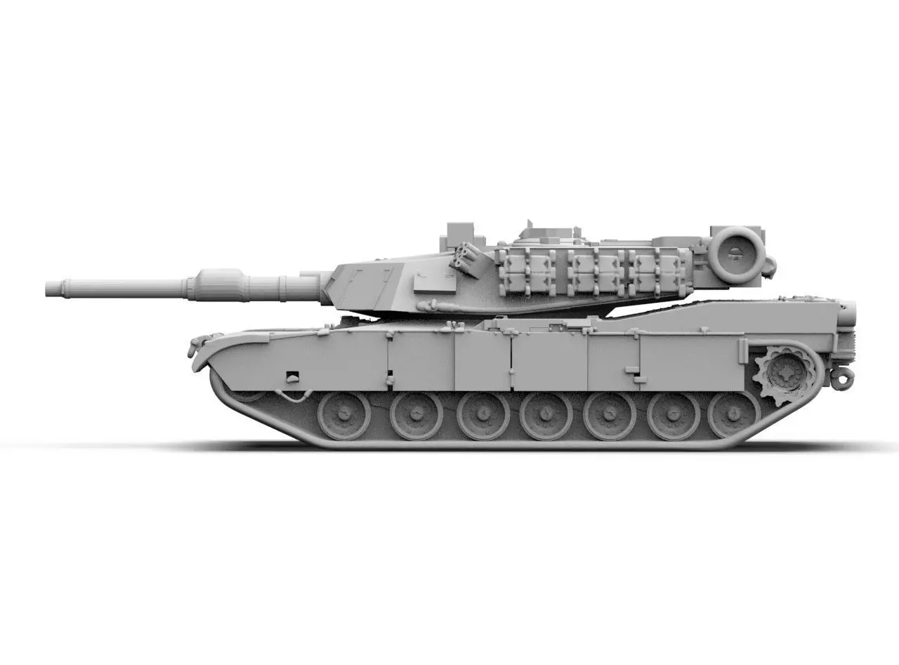 M1A1 Abrams 3D print model_1