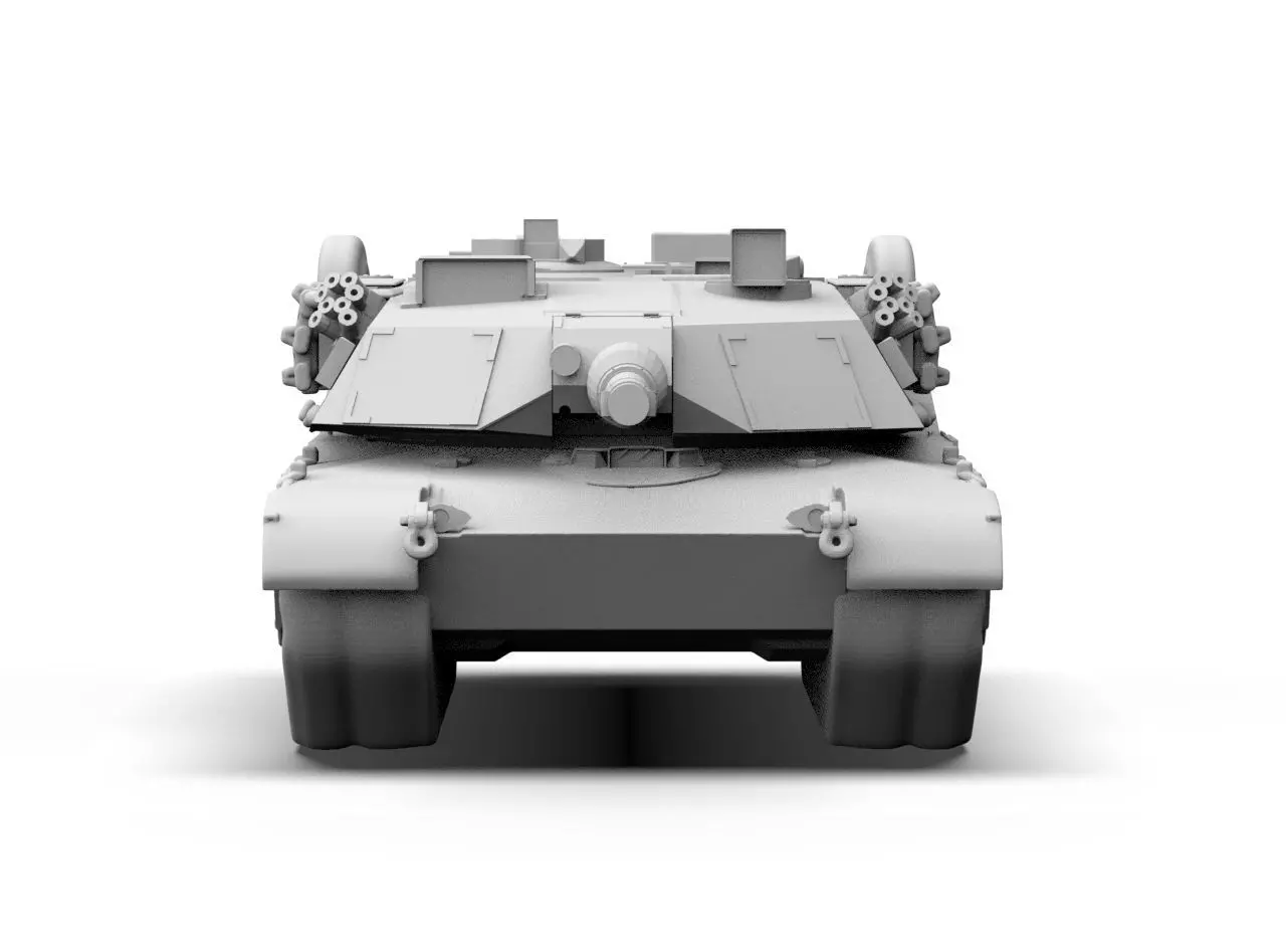 M1A1 Abrams 3D print model_3