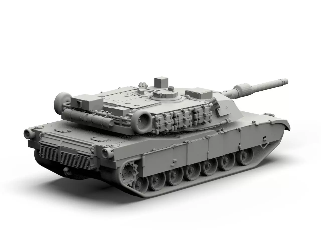 M1A1 Abrams 3D print model_16