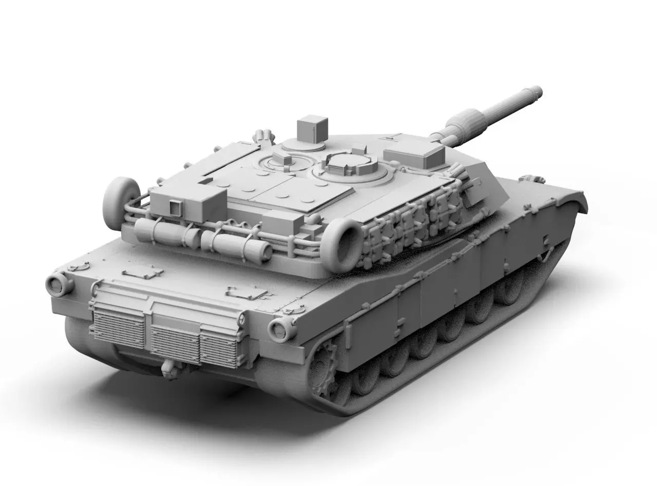 M1A1 Abrams 3D print model_9