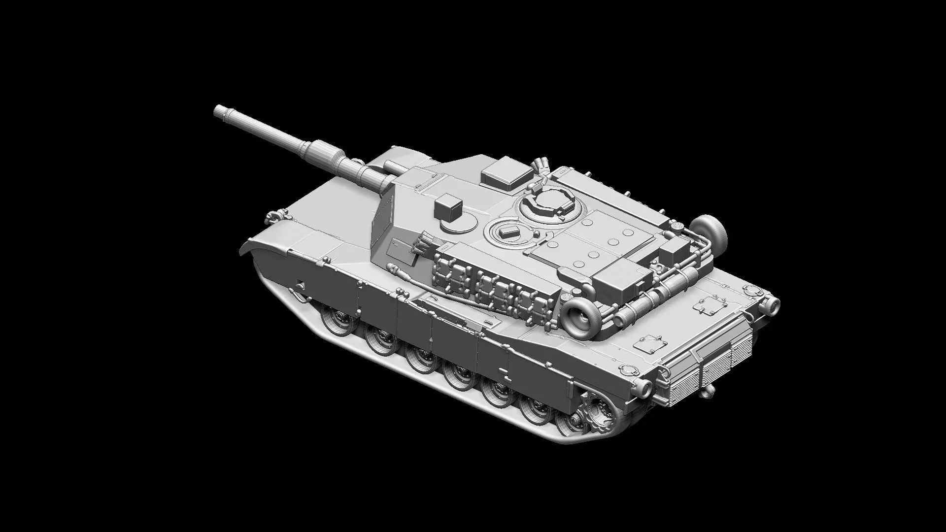 M1A1 Abrams 3D print model_23