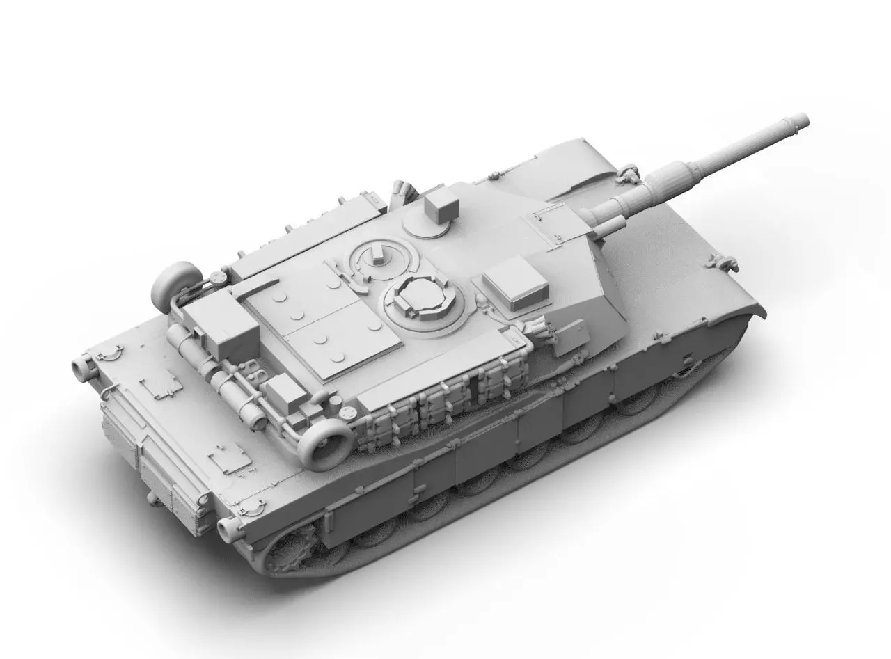 M1A1 Abrams 3D print model_8