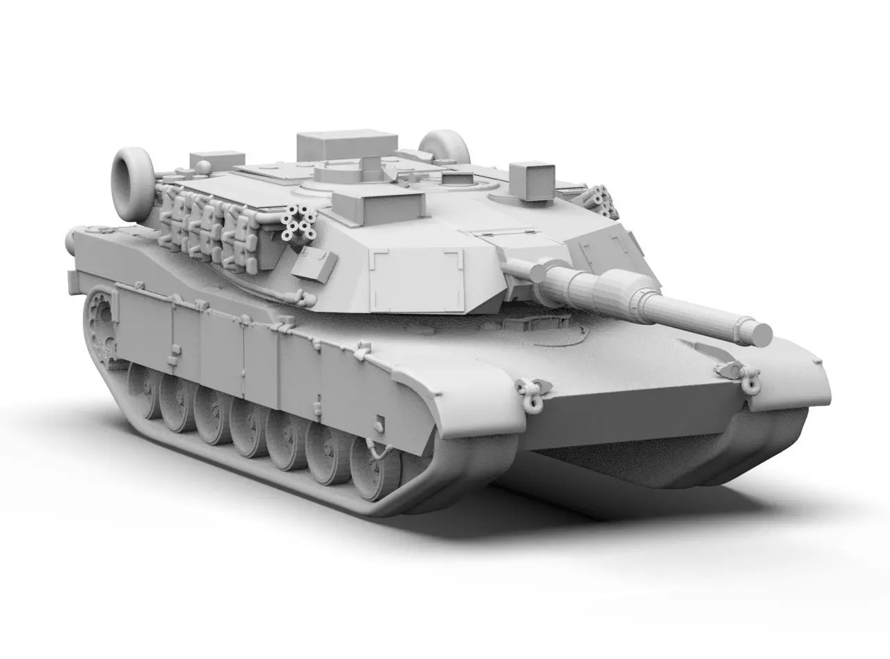 M1A1 Abrams 3D print model_4