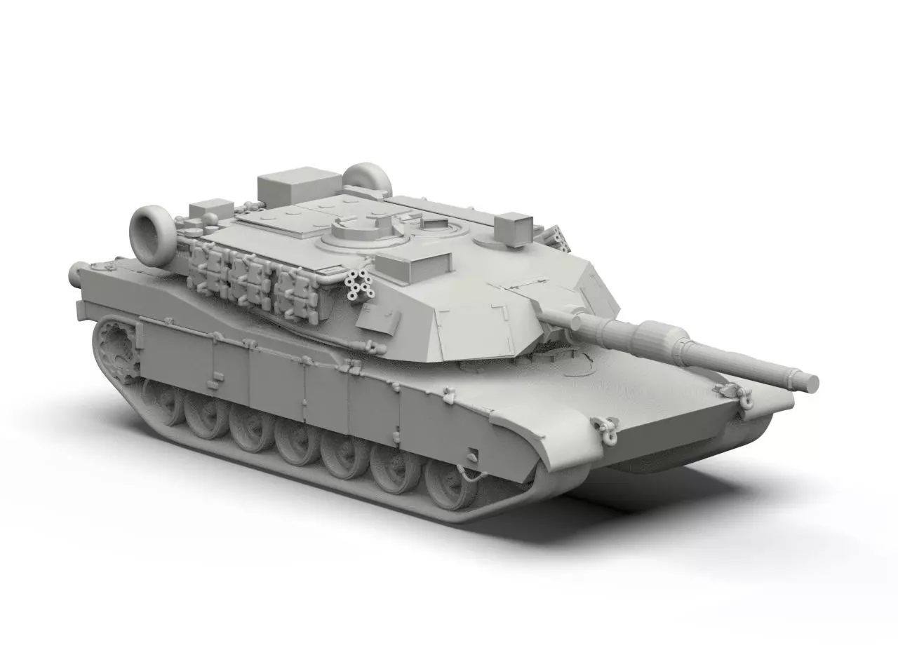 M1A1 Abrams 3D print model_14