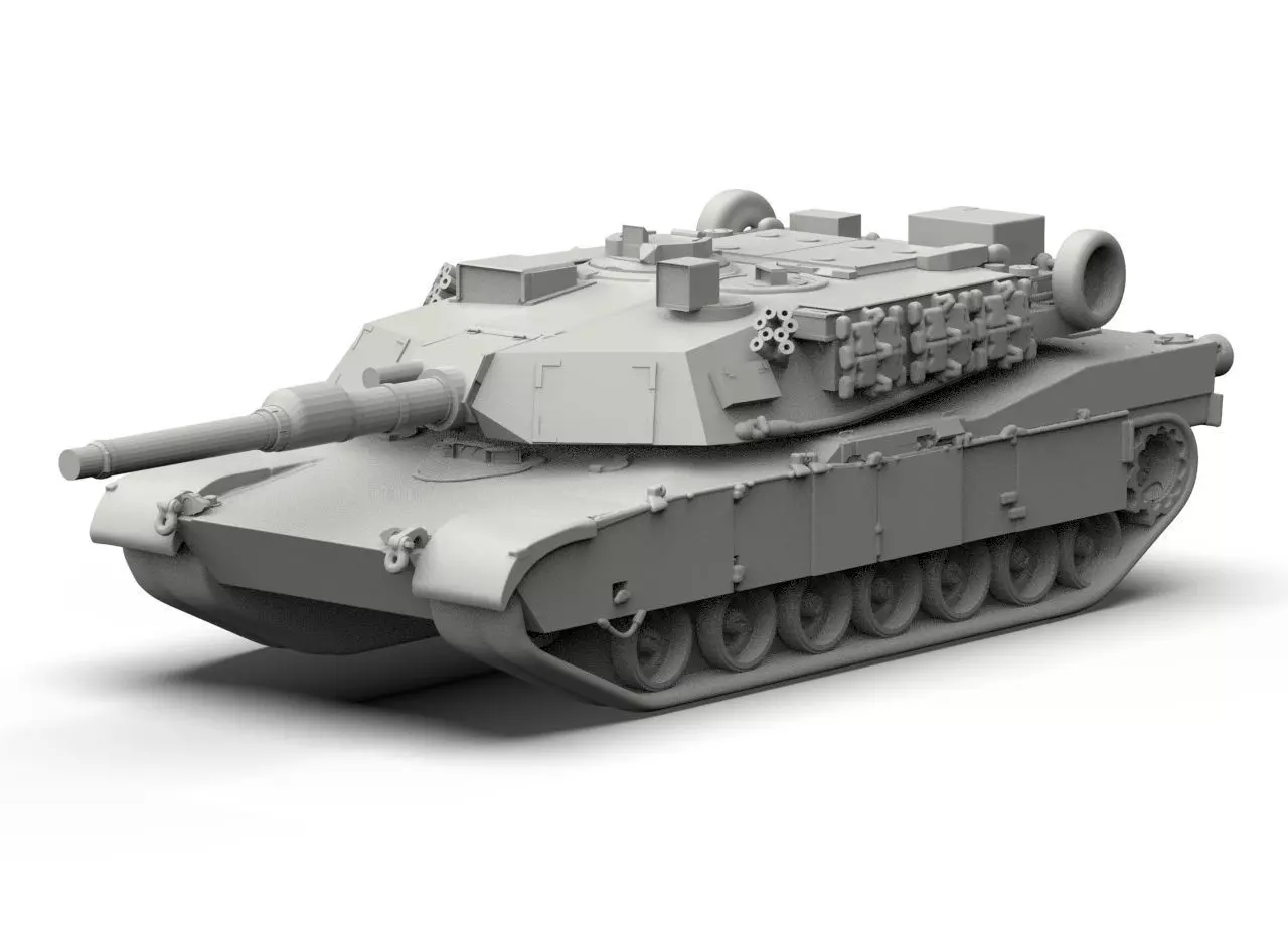 M1A1 Abrams 3D print model_18