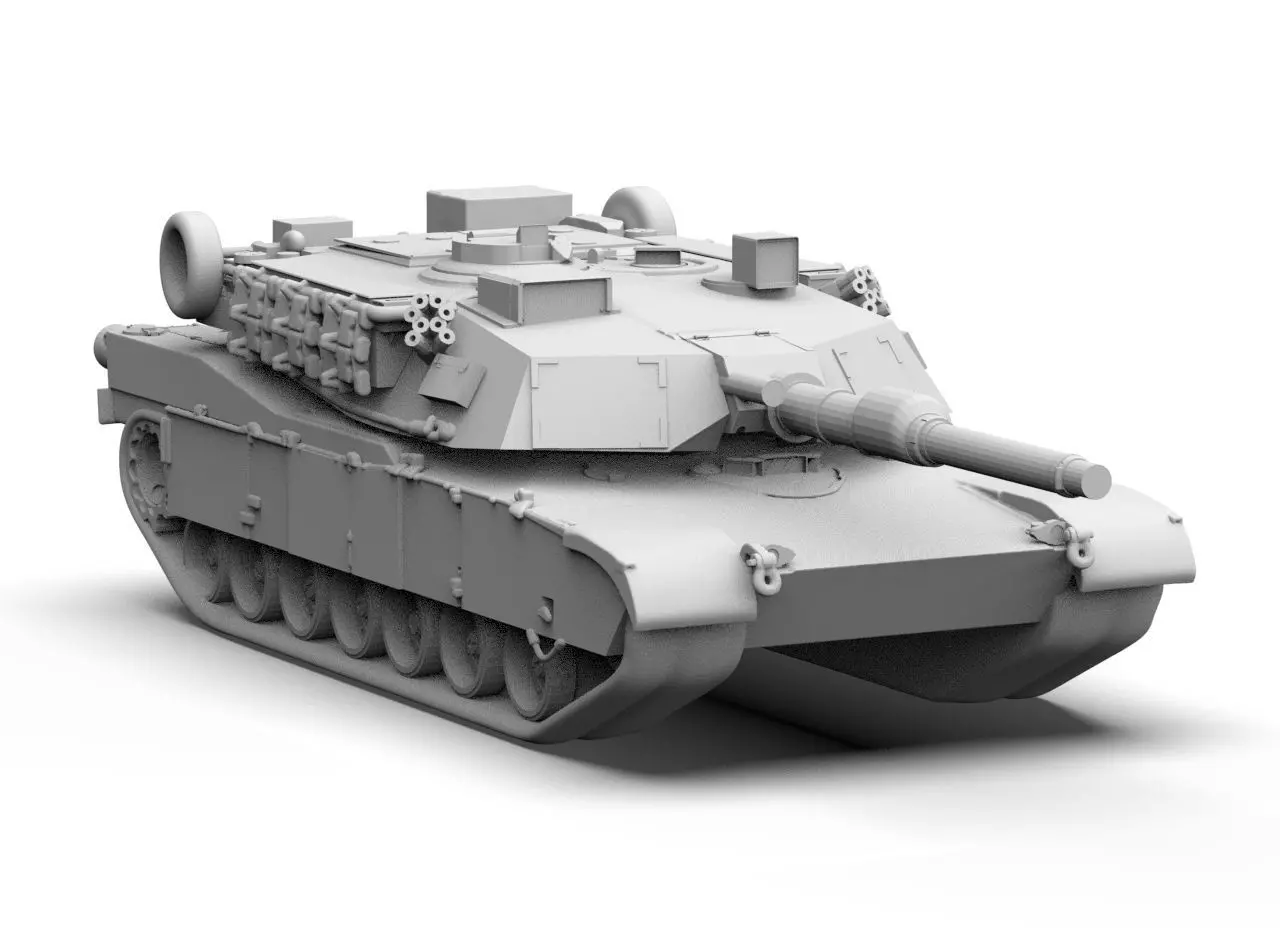 M1A1 Abrams 3D print model_5