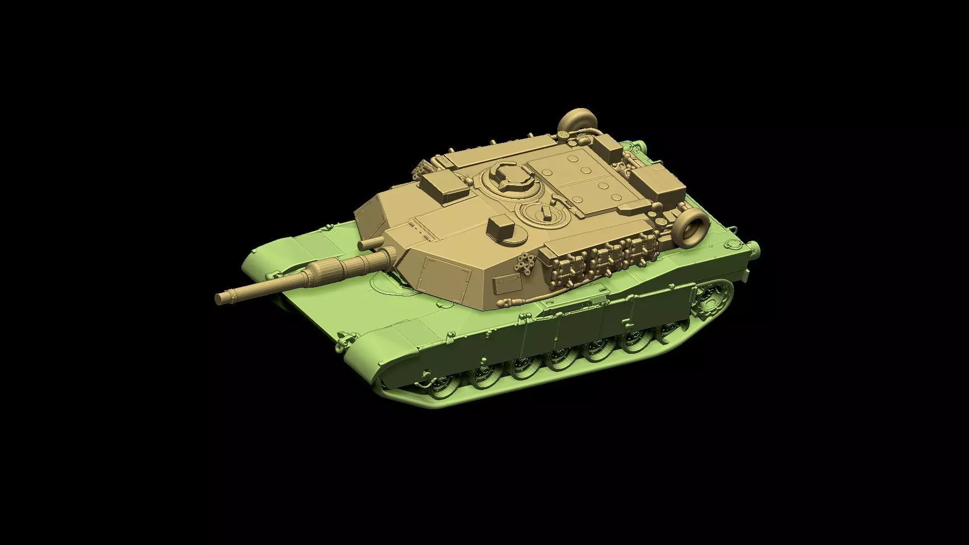 M1A1 Abrams 3D print model_22