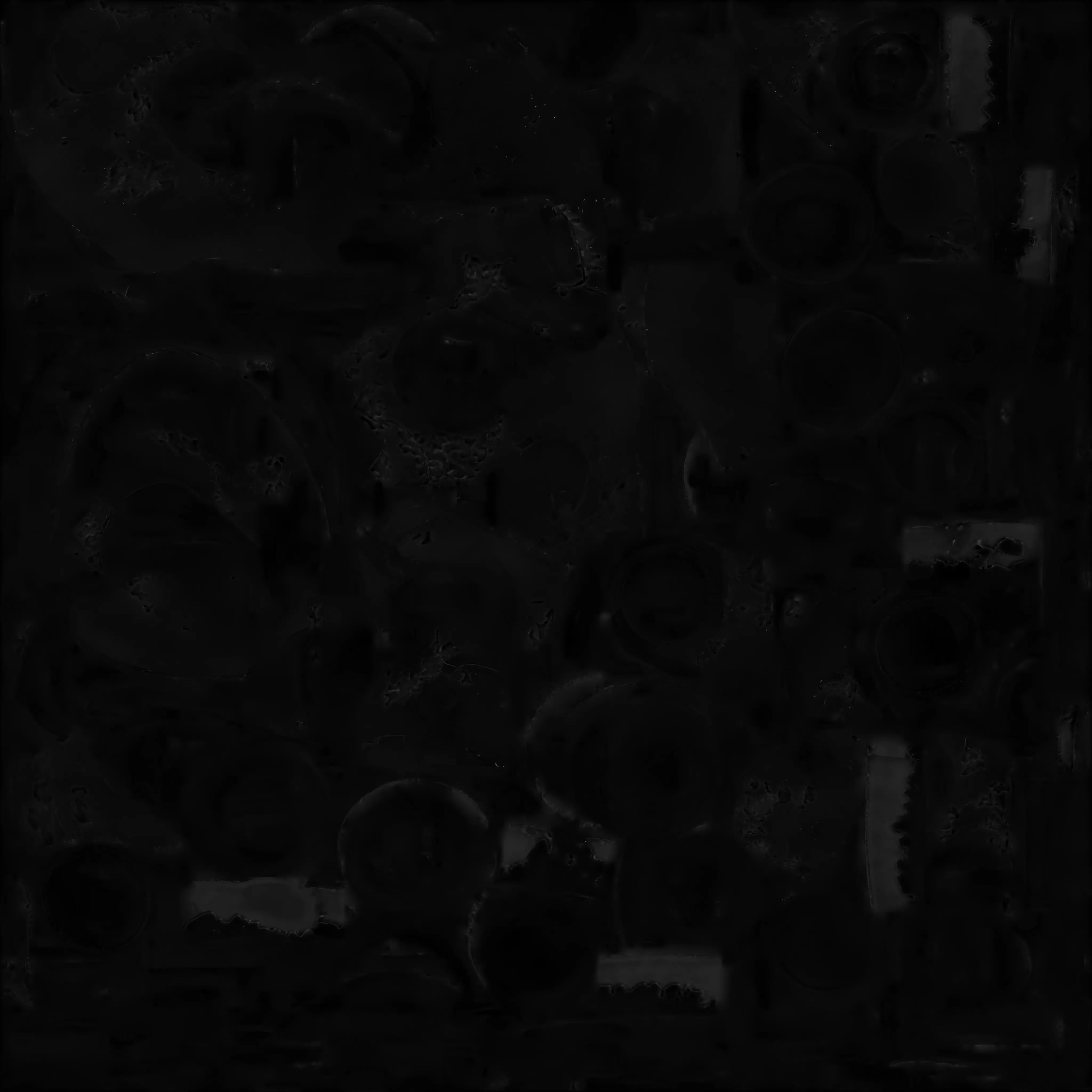 Post Apocalyptic Gas Mask 3D Model Severely Damaged Low-poly 3D model_2