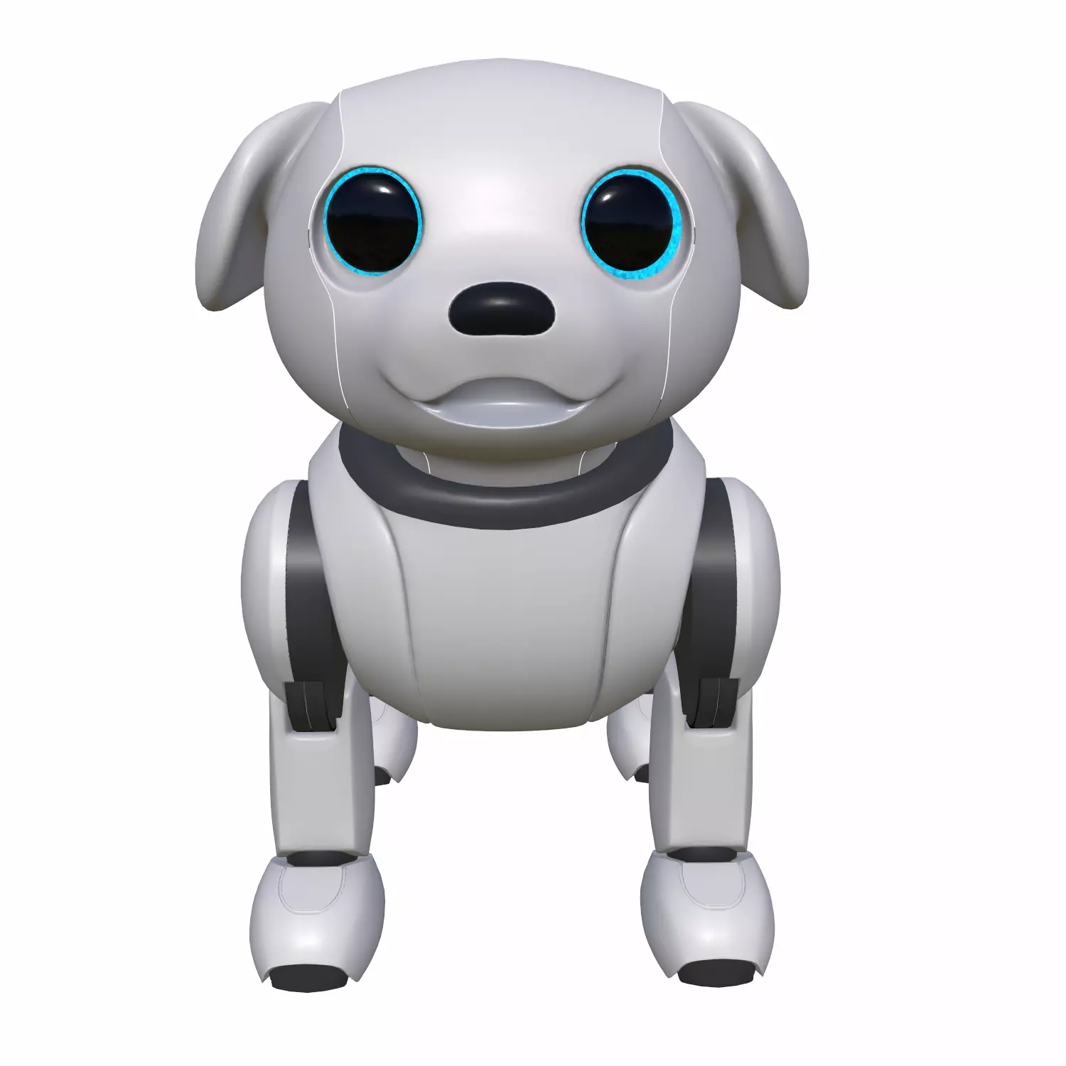Semi Realistic Robot Dog 3D model_0