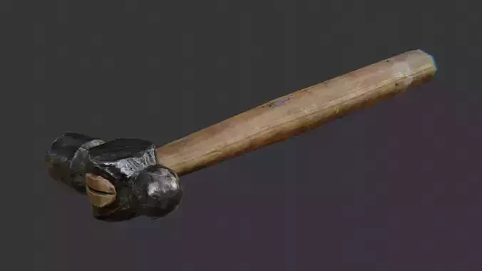 Wooden Handle Hammer With Steel Head