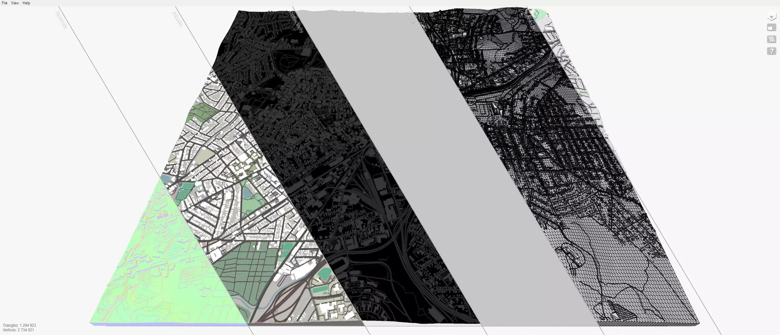 Cityscape Worcester England 3D model_10