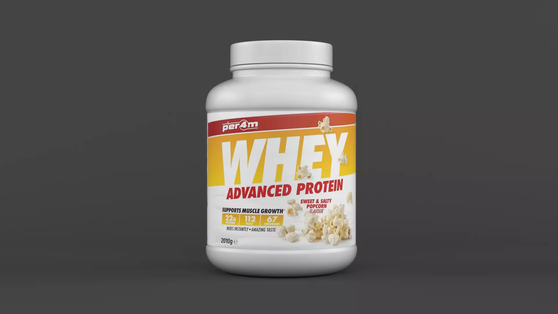 Protein Powder 3D model_1