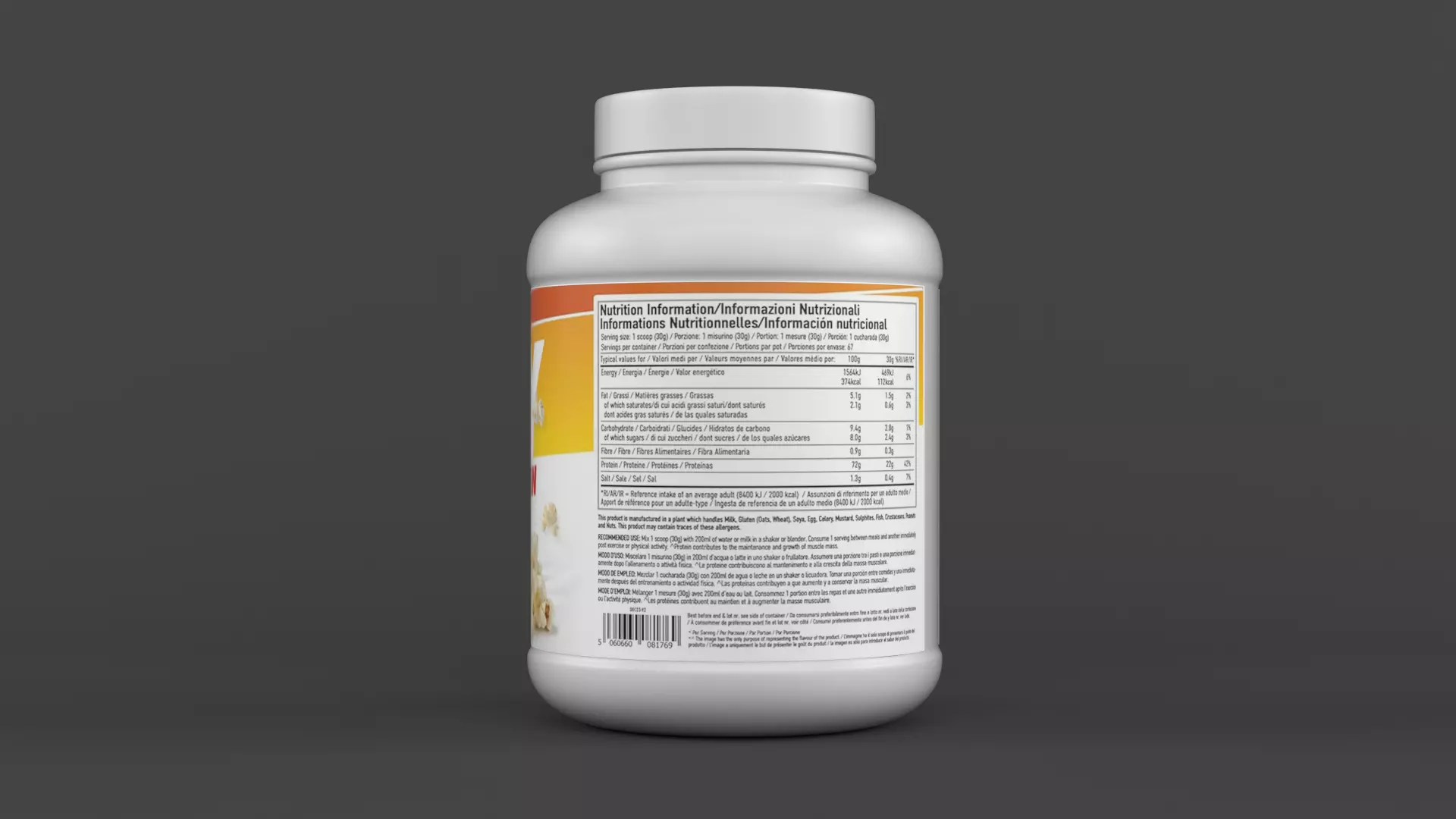 Protein Powder 3D model_2