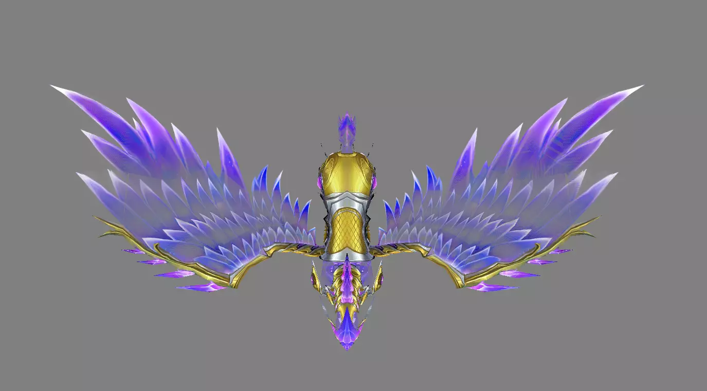 Mount - Horse Type 25 Low-poly 3D model_4