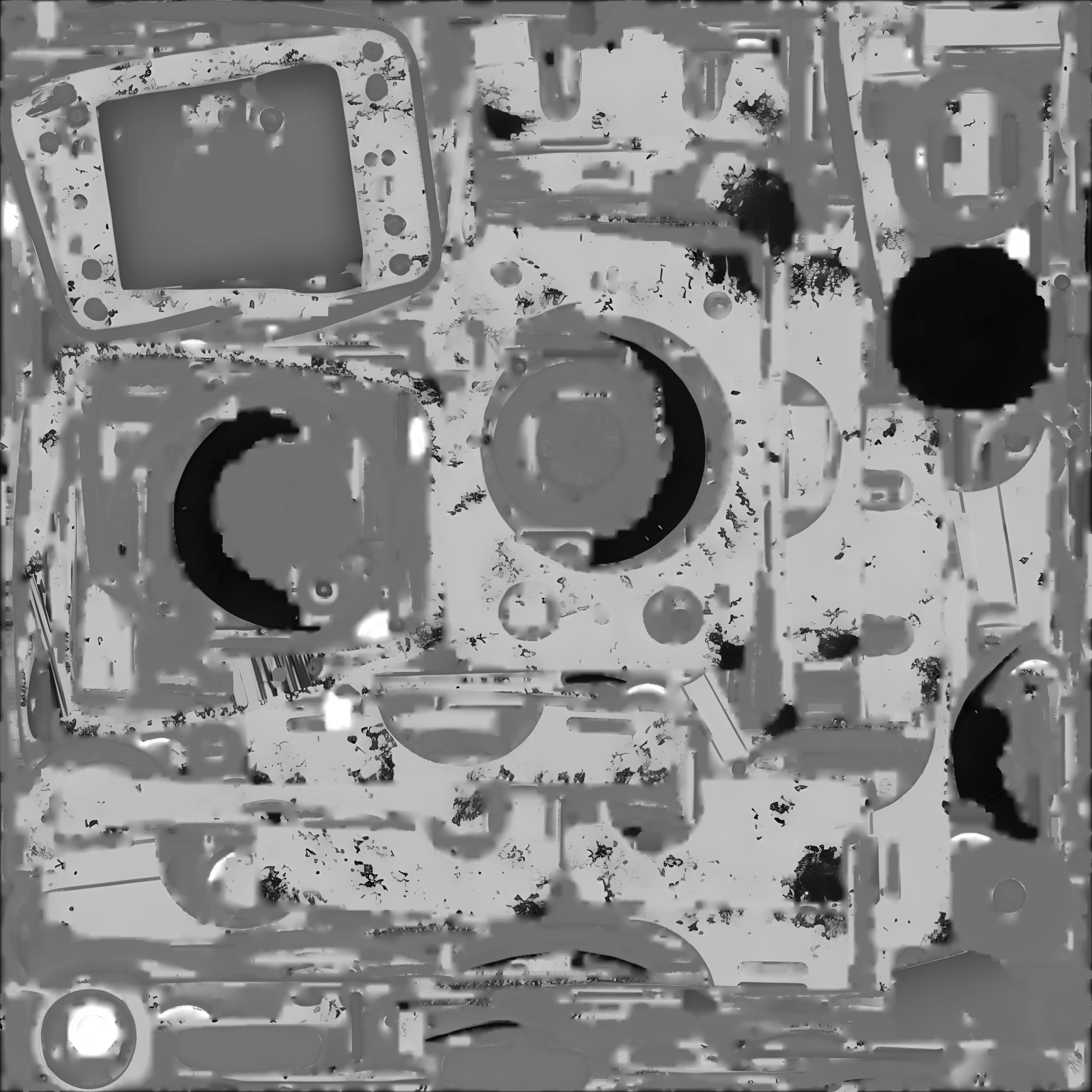 Retro Signal Detector 3D Model SciFi Locator Prop Low-poly 3D model_2