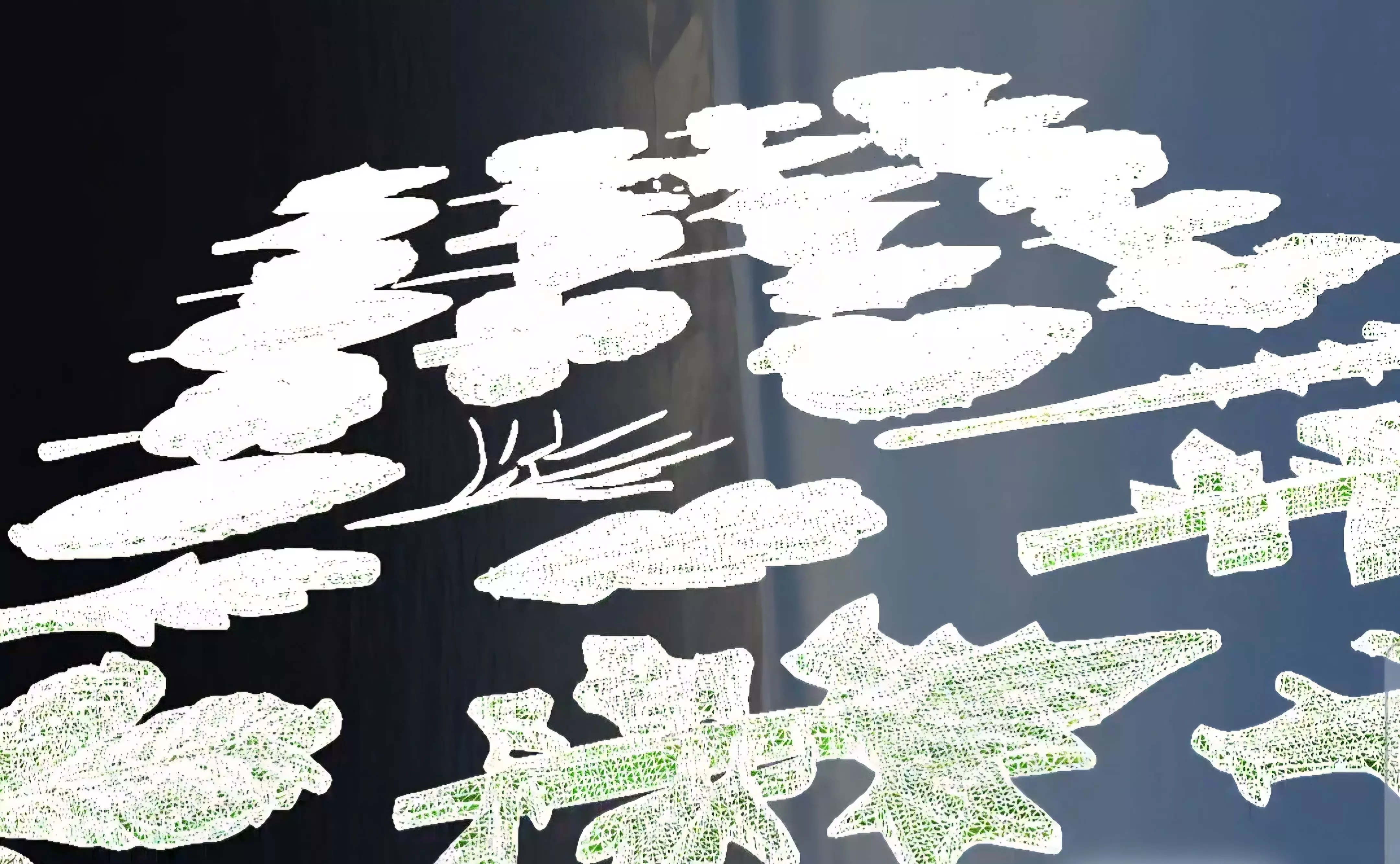 25 Realistic 3D Leaves 3D print model_11