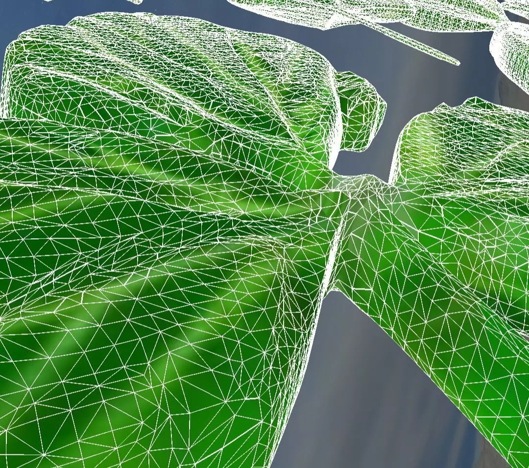 25 Realistic 3D Leaves 3D print model_12