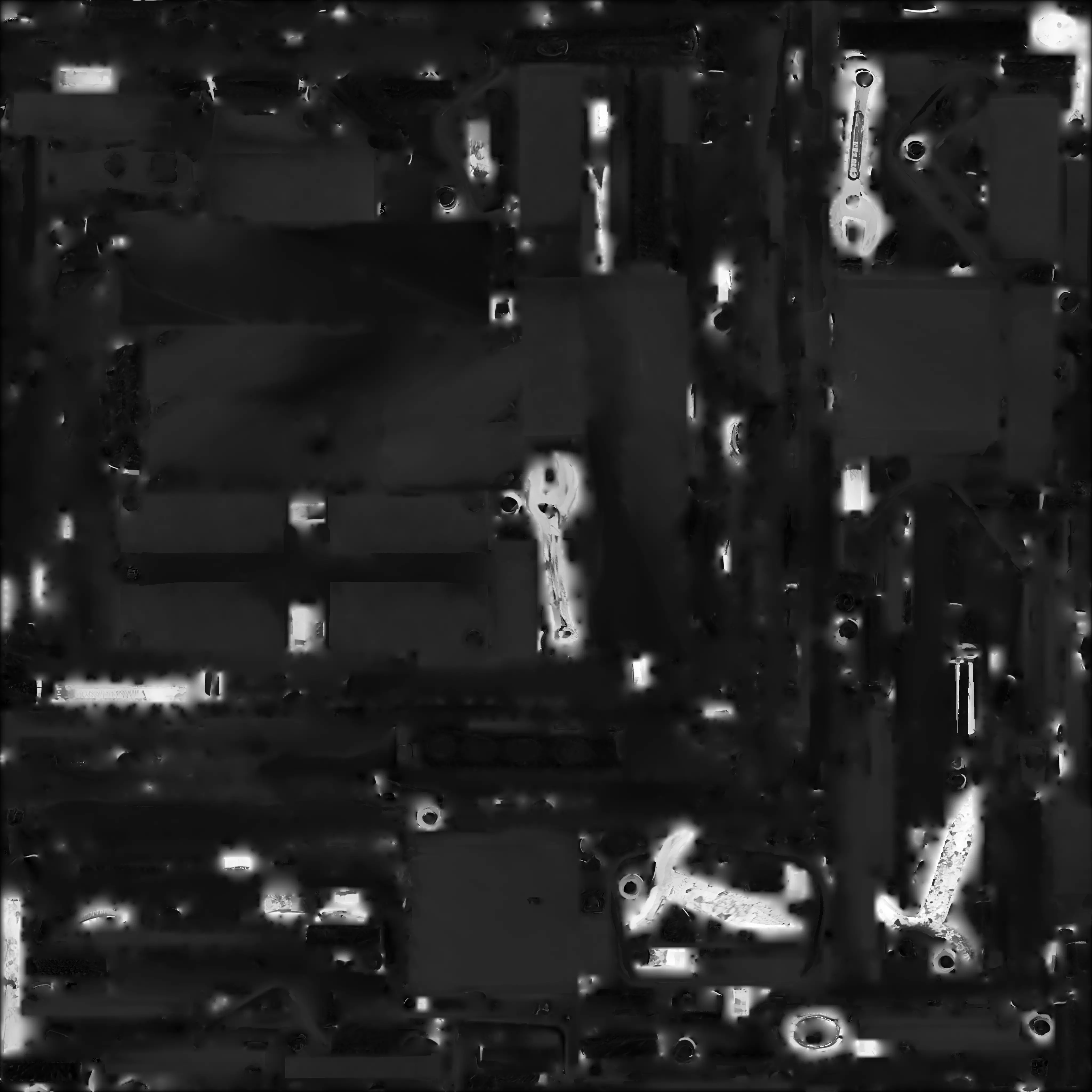 Rusted Ammo Kit and Tools 3D Model Survival Loot Low-poly 3D model_2