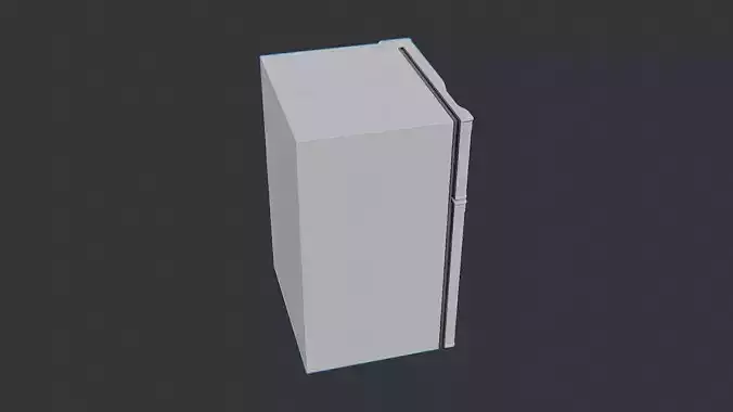 Mini White Two Door Fridge