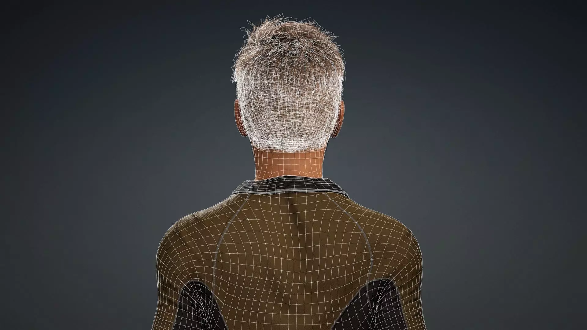 Realistic Male Character 3D model_16