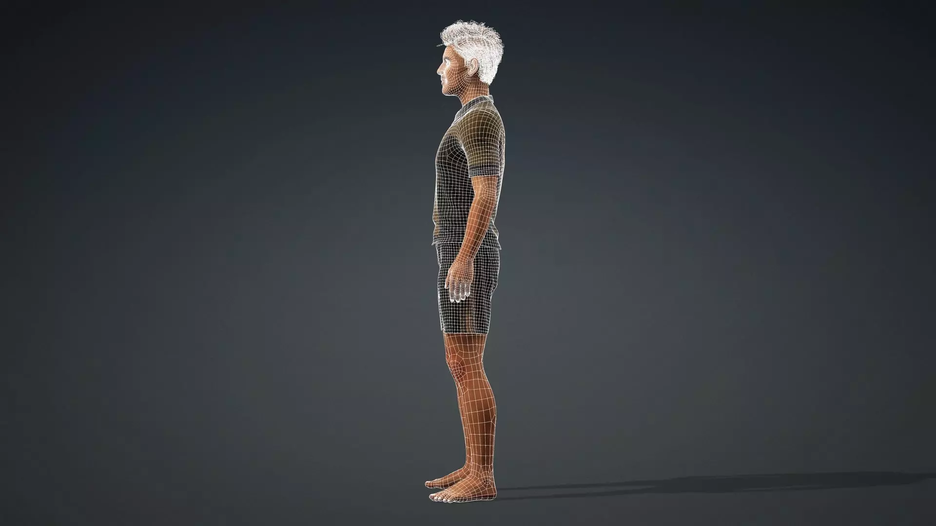 Realistic Male Character 3D model_14