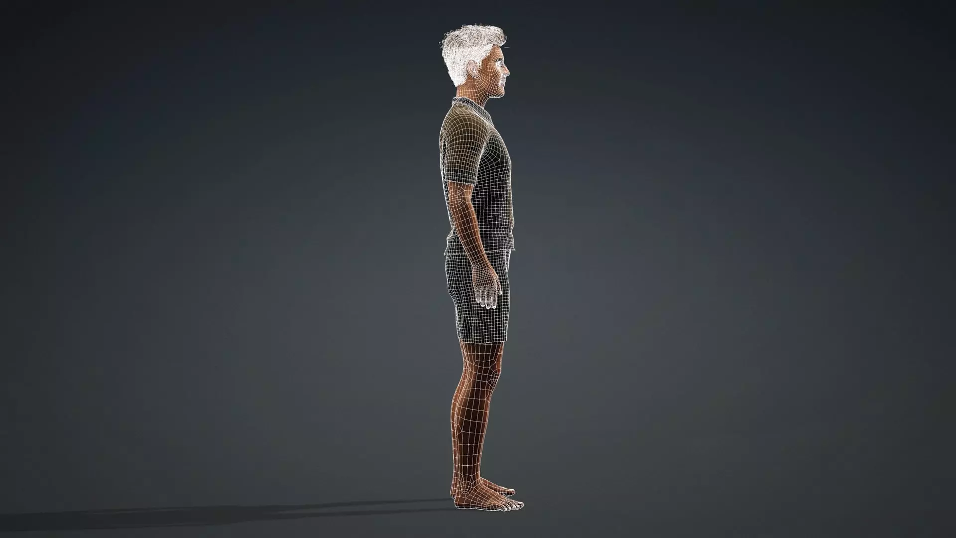 Realistic Male Character 3D model_13