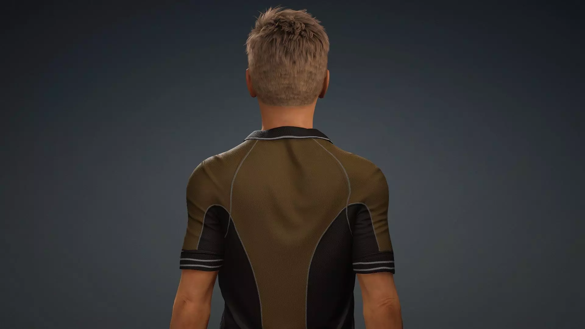 Realistic Male Character 3D model_6